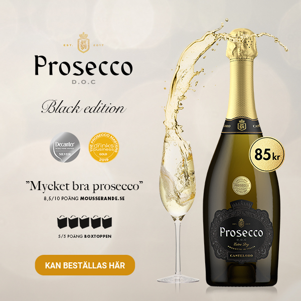 Casteloro Prosecco Extra Dry Black – Allt om Vin