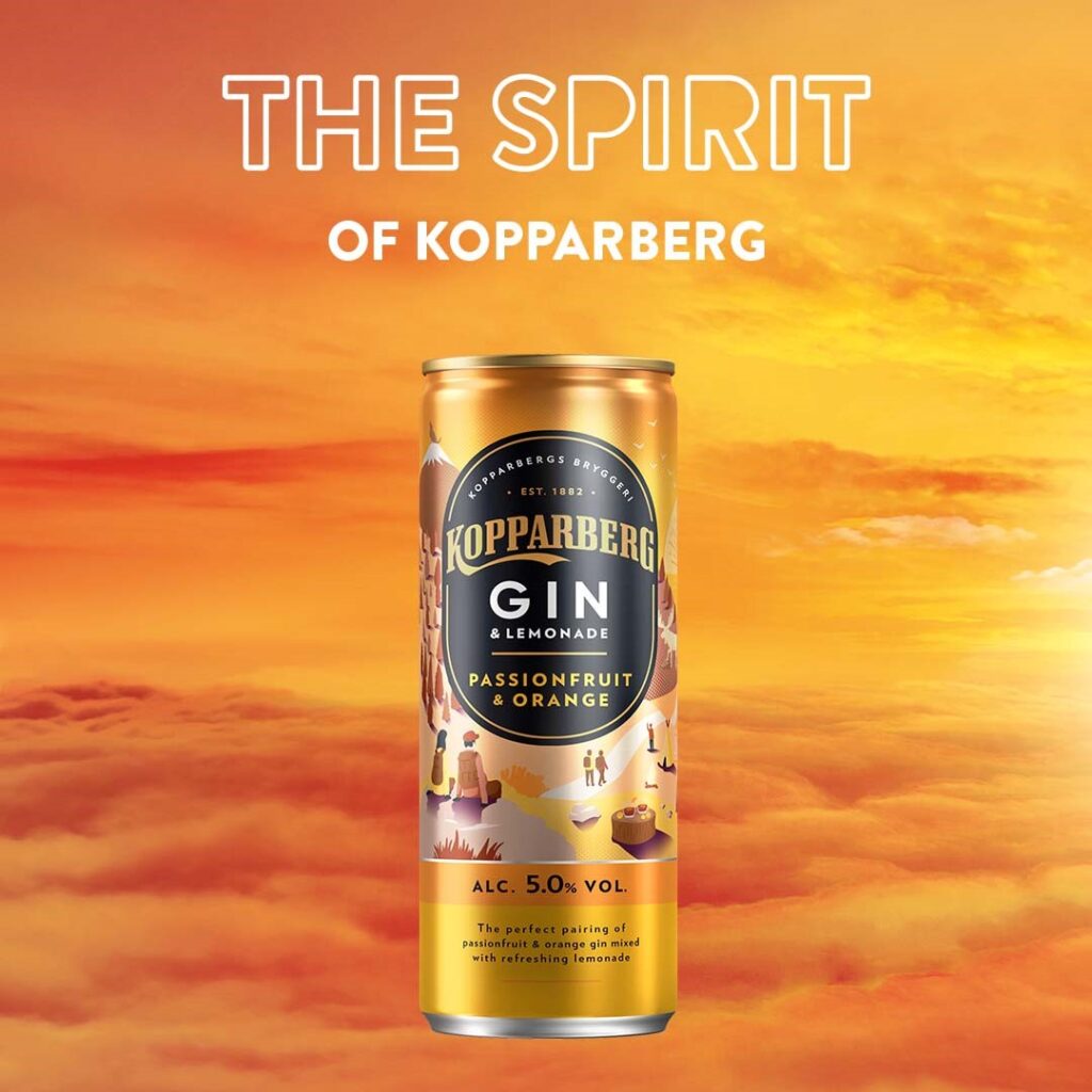 Kopparberg Gin&Lemonade Passionfruit&Orange