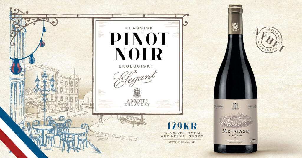 Abbotts & Delaunays Metayage Pinot Noir – Allt om Vin