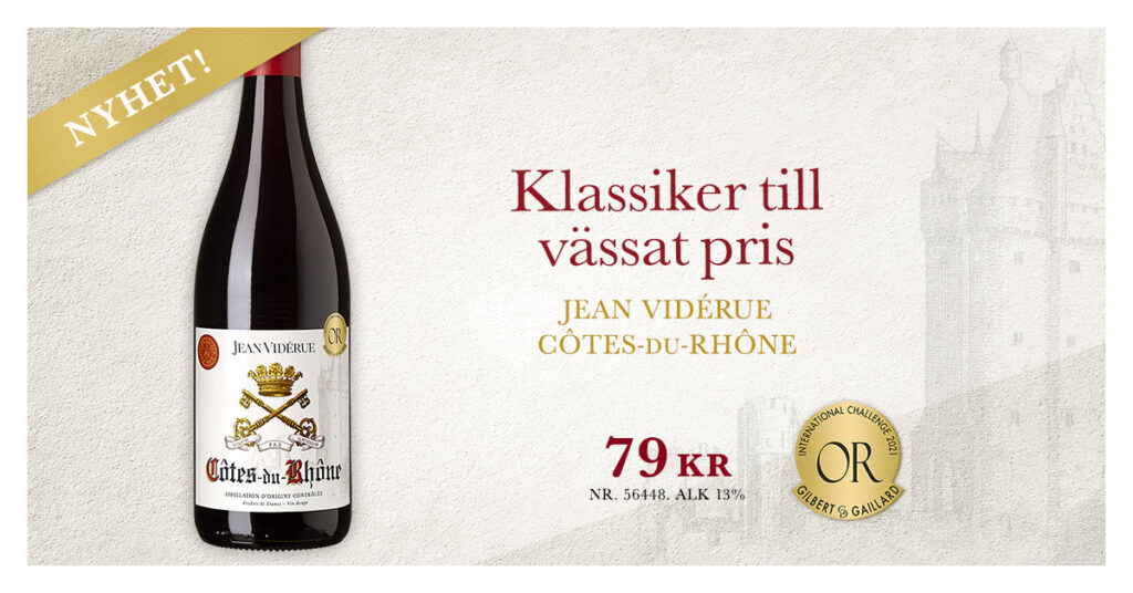 Jean Viderue Cotes du Rhone – Allt om Vin