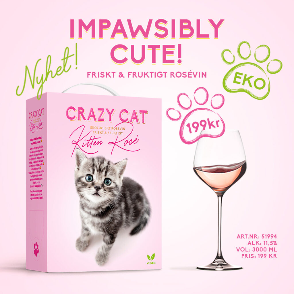 Crazy Cat Kitten Rosé