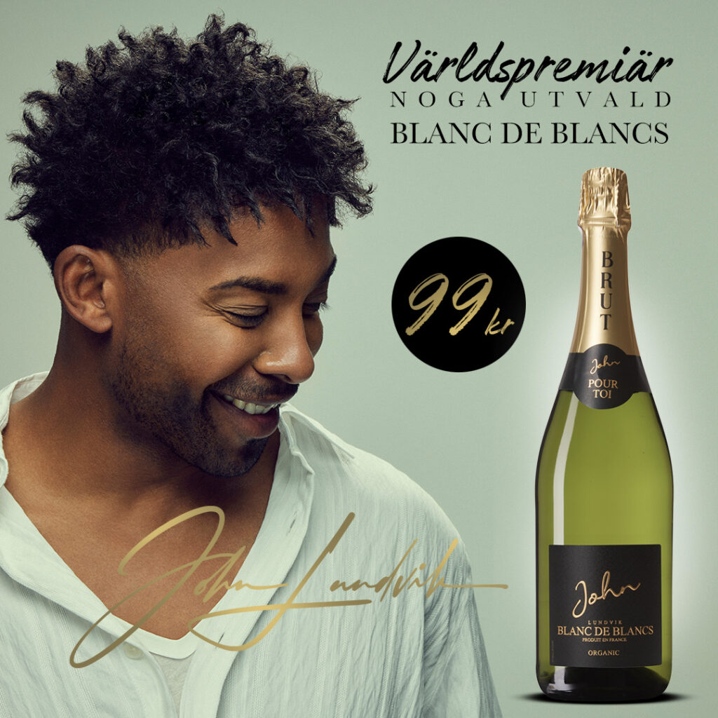 Pour Toi John Lundvik Blanc de Blancs Brut – Allt om Vin