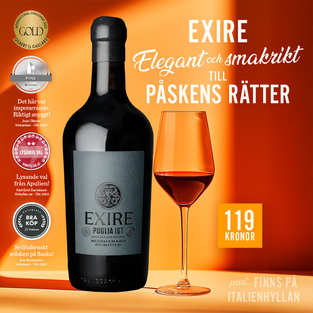 Exire Negroamaro Primitivo – Di Vin – FS – 4 Orange