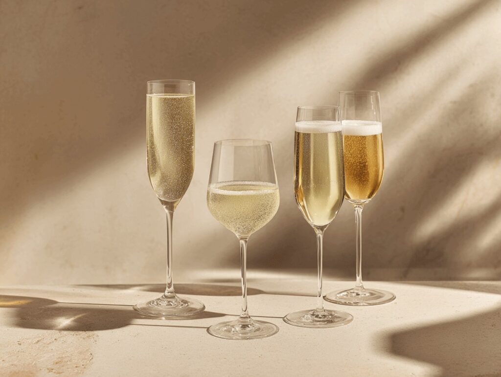 Prosecco Cava Cremant Champagne