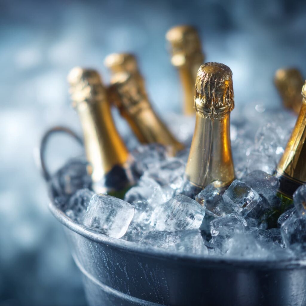 förvara champagne