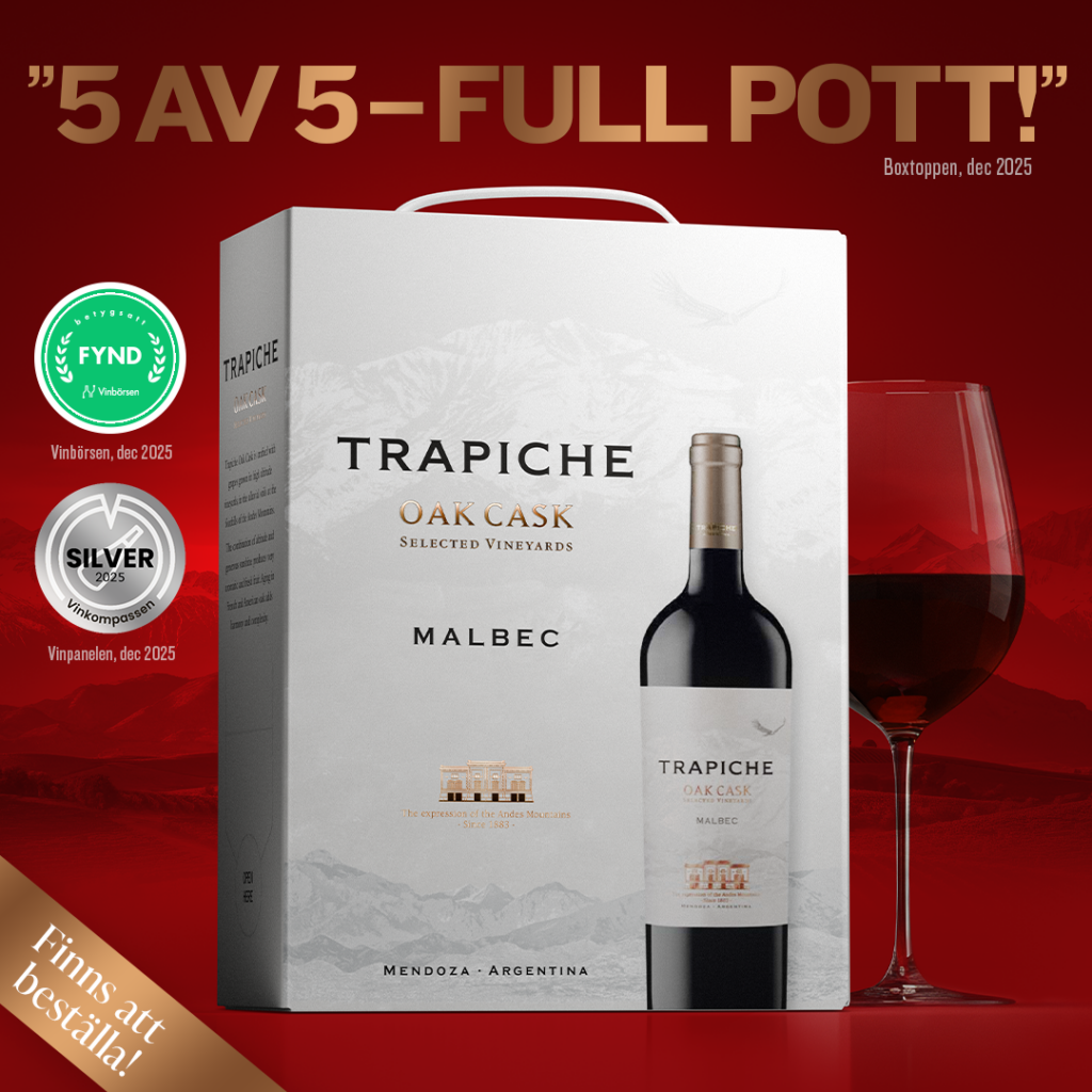 Trapiche Malbec Oak Cask – Allt om Vin